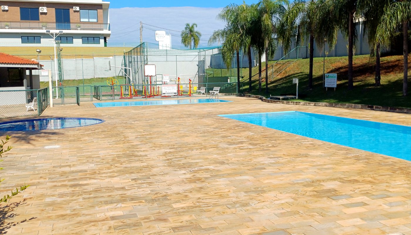 Piscinas da área de lazer superior